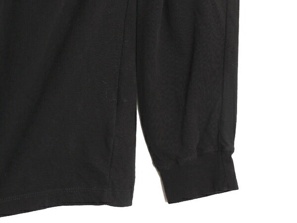 ノースフェイス 両面 プリント 長袖 Tシャツ メンズ L / The North Face アウトドア ロンT ボックスロゴ バックプリント クルーネック 黒
