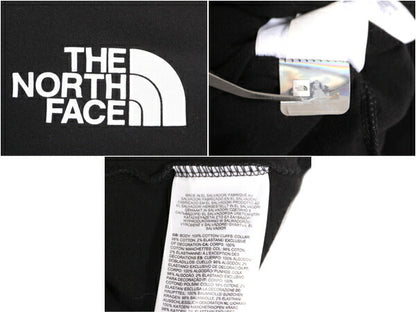 ノースフェイス 両面 プリント 長袖 Tシャツ メンズ L / The North Face アウトドア ロンT ボックスロゴ バックプリント クルーネック 黒