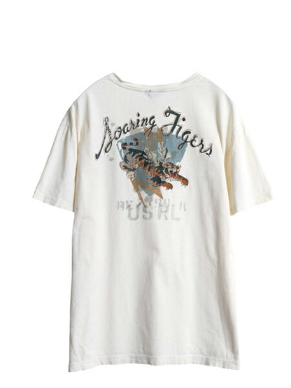 00s ポロ ラルフローレン 両面 プリント 半袖 Tシャツ メンズ M / オールド ステンシル フライング タイガー ボンバー ミリタリー フライト