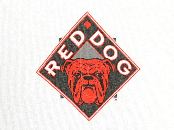90s USA製 レッドドッグ キャラクター イラスト 両面 プリント Tシャツ メンズ L オールド アニマル シングルステッチ ビール 企業 当時物