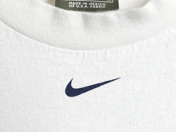 00s メッツ ロゴ プリント 長袖 Tシャツ メンズ M オールド MLB オフィシャル ナイキ センター スウッシュ ヘビーウェイト 大リーグ ロンT