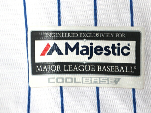 メッツ ベースボール シャツ メンズ XXL / MLB オフィシャル マジェスティック 大リーグ ユニフォーム ゲームシャツ ジャージ 大きいサイズ