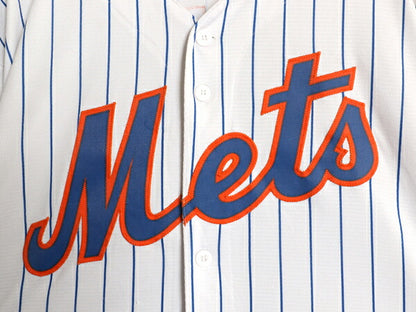 メッツ ベースボール シャツ メンズ XXL / MLB オフィシャル マジェスティック 大リーグ ユニフォーム ゲームシャツ ジャージ 大きいサイズ