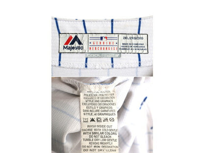 メッツ ベースボール シャツ メンズ XXL / MLB オフィシャル マジェスティック 大リーグ ユニフォーム ゲームシャツ ジャージ 大きいサイズ