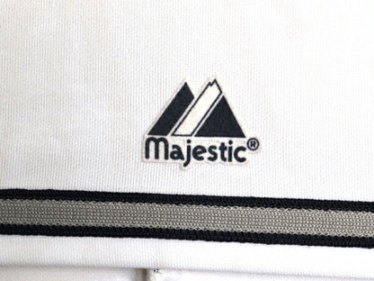 USA製 インディアンズ ベースボール シャツ メンズ XL / MLB オフィシャル マジェスティック 大リーグ ユニフォーム 大きいサイズ ジャージ