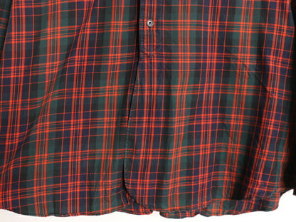 00s ポロ ラルフローレン チェック 長袖 シャツ メンズ XXL / オールド 長袖シャツ コットン ワーク 大きいサイズ マルチカラー ポニー無し