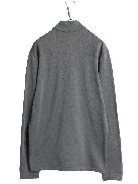 00s 01年製 パタゴニア キャプリーン 4 エクスペディション ウェイト ハーフジップ メンズ L オールド patagonia 裏 フリース トップス 灰