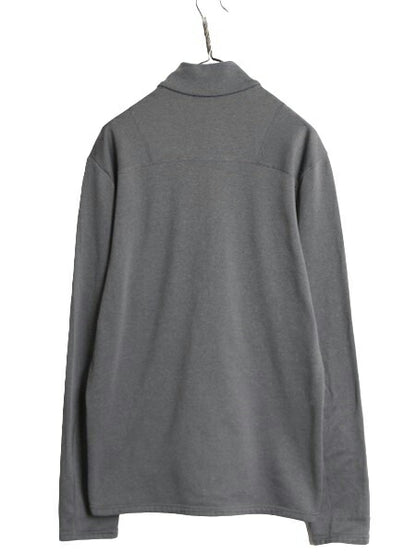 00s 01年製 パタゴニア キャプリーン 4 エクスペディション ウェイト ハーフジップ メンズ L オールド patagonia 裏 フリース トップス 灰
