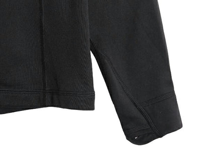 18年製 パタゴニア クロストレック ジャケット レディース S PATAGONIA 裏 フリース ストレッチ プルオーバー ハーフジップ ハイネック 黒