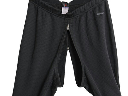 00s 05年製 USA製 パタゴニア 裏 フリース ストレッチ パンツ レディース M / 00年代 オールド patagonia アウトドア インナー レギンス 黒