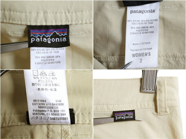 09年製 パタゴニア インターコンチネンタル ナイロン パンツ 2 レディース XS Patagonia アウトドア 薄手 ストレッチ ナイロン クロップド