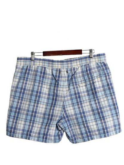 90s ポロ ラルフローレン チェック ショートパンツ メンズ XL 90年代 オールド スイム ショーツ 水陸両用 ナイロン コットン 短パン 海パン