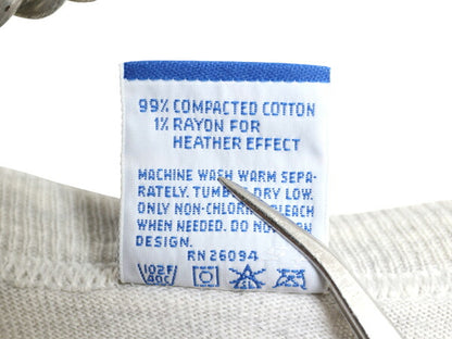 80s USA製 チャンピオン 3段 カレッジ フットボール プリント 半袖 Tシャツ メンズ XL / ヴィンテージ シングルステッチ ヘビーウェイト 灰