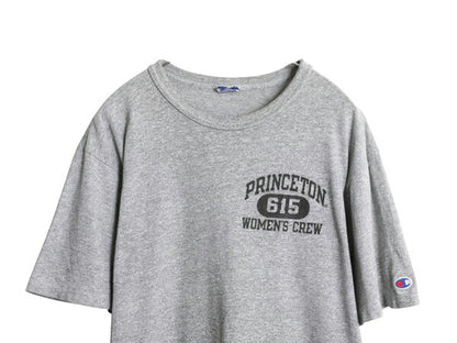90s チャンピオン 3段 カレッジ プリント 半袖 Tシャツ メンズ M 程 オールド ワンポイント 88 12 シングルステッチ ヘビーウェイト 目付き