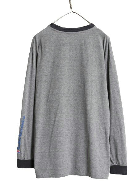 00s NBA オフィシャル ナイキ ニックス 長袖 Tシャツ メンズ L 00年代 オールド NIKE センター スモール スウッシュ ヘビーウェイト バスケ