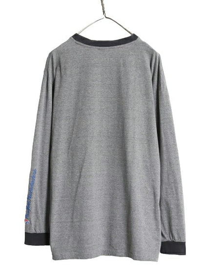 00s NBA オフィシャル ナイキ ニックス 長袖 Tシャツ メンズ L 00年代 オールド NIKE センター スモール スウッシュ ヘビーウェイト バスケ