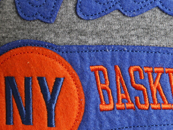 00s NBA オフィシャル ナイキ ニックス 長袖 Tシャツ メンズ L 00年代 オールド NIKE センター スモール スウッシュ ヘビーウェイト バスケ