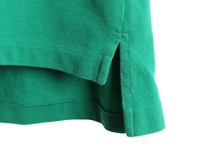 90s ジェイクルー 鹿の子 半袖 ポロシャツ メンズ XL / オールド J CREW 旧タグ コットン 半袖シャツ 大きいサイズ シンプル 無地 グリーン