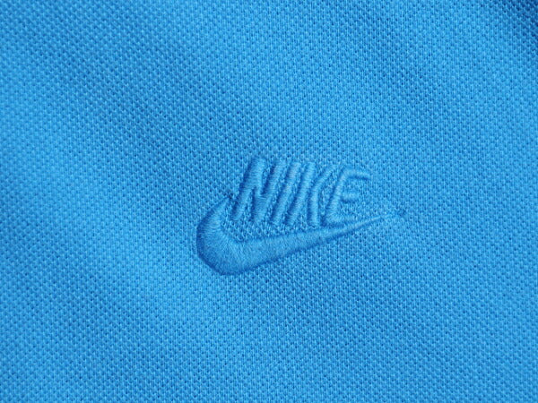 90s NIKE CHALLENGE COURT 鹿の子 半袖 ポロシャツ メンズ L / 古着 90年代 オールド ナイキ 半袖シャツ コットン ワンポイント スウッシュ