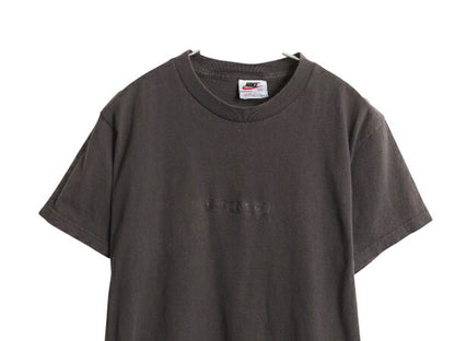90s USA製 ナイキ ACG プリント 半袖 Tシャツ メンズ S / オールド スウッシュ ヘビーウェイト コットン ワンポイント カットソー ブラック