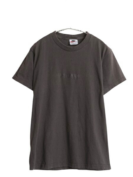 90s USA製 ナイキ ACG プリント 半袖 Tシャツ メンズ S / オールド スウッシュ ヘビーウェイト コットン ワンポイント カットソー ブラック