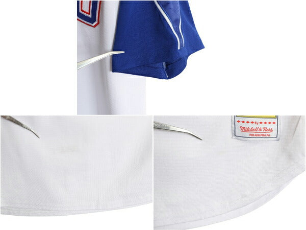 ブレーブス ベースボール シャツ メンズ M / MLB オフィシャル ミッチェルアンドネス 大リーグ ユニフォーム プルオーバー 半袖シャツ 復刻