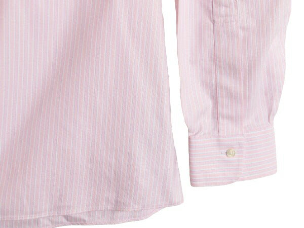 ブルックスブラザーズ ストライプ 長袖 シャツ メンズ L 程/ 古着 Brooks Brothers ピマ コットン ノーアイロン ストレッチ ワイシャツ BD