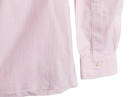 ブルックスブラザーズ ストライプ 長袖 シャツ メンズ L 程/ 古着 Brooks Brothers ピマ コットン ノーアイロン ストレッチ ワイシャツ BD