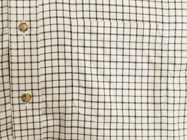 ブルックスブラザーズ チェック 長袖 ボタンダウン シャツ メンズ L Brooks Brothers ノーアイロン ワイシャツ ポケット付き マルチカラー
