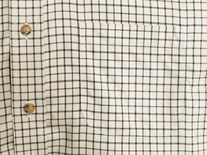 ブルックスブラザーズ チェック 長袖 ボタンダウン シャツ メンズ L Brooks Brothers ノーアイロン ワイシャツ ポケット付き マルチカラー