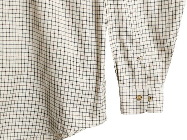 ブルックスブラザーズ チェック 長袖 ボタンダウン シャツ メンズ L Brooks Brothers ノーアイロン ワイシャツ ポケット付き マルチカラー