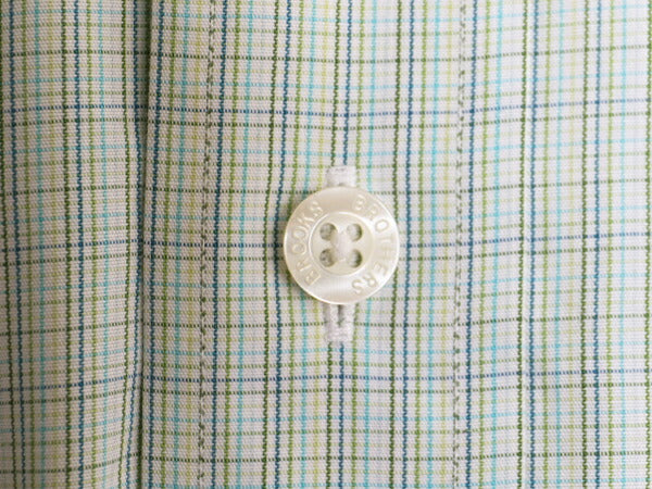 ブルックスブラザーズ チェック 長袖 ボタンダウン シャツ メンズ L Brooks Brothers ノーアイロン ワイシャツ マルチカラー ポケット付き
