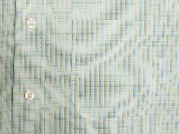 ブルックスブラザーズ チェック 長袖 ボタンダウン シャツ メンズ L Brooks Brothers ノーアイロン ワイシャツ マルチカラー ポケット付き