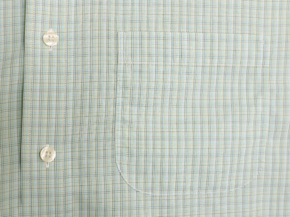 ブルックスブラザーズ チェック 長袖 ボタンダウン シャツ メンズ L Brooks Brothers ノーアイロン ワイシャツ マルチカラー ポケット付き