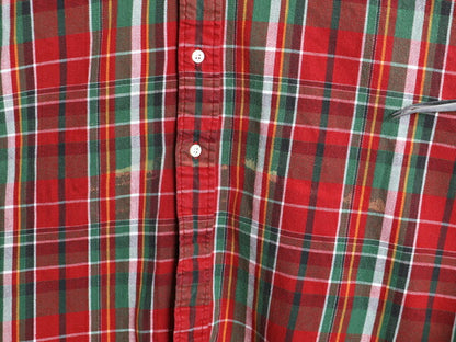 90s THE BIG SHIRT ラルフローレン チェック ボタンダウン ヘビー フランネル シャツ メンズ XL オールド ポロ ビッグシャツ 大きいサイズ
