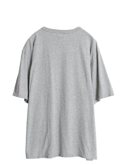 90s チャンピオン 3段 カレッジ フットボール プリント Tシャツ メンズ XL オールド カットソー 大きいサイズ ヘビーウェイト 目付き 杢灰