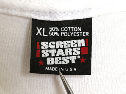 80s USA製 ルー ゲーリック 切手 イラスト プリント Tシャツ メンズ XL 小さめ L ヴィンテージ ヤンキース シングルステッチ 大きいサイズ