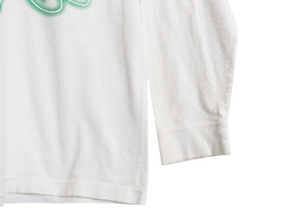 90s ワーナー タズマニアンデビル プリント 長袖 Tシャツ メンズ レディース L / オールド オフィシャル キャラクター イラスト ロンT 白