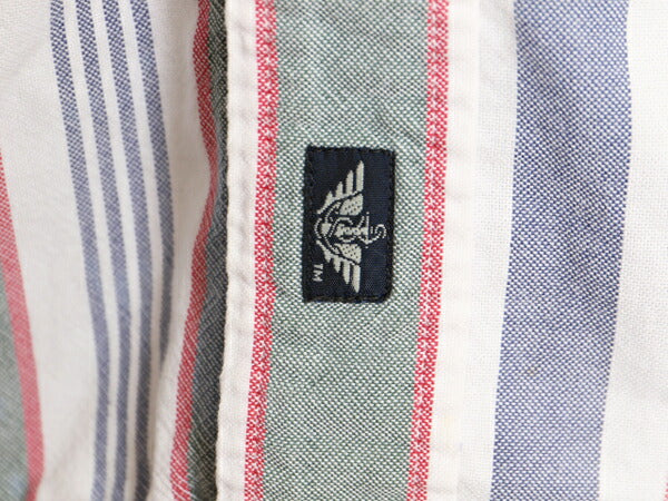 90s ドッカーズ リーバイス オックスフォード ストライプ 長袖 ボタンダウン シャツ メンズ L 90年代 オールド LEVIS DOCKERS マルチカラー