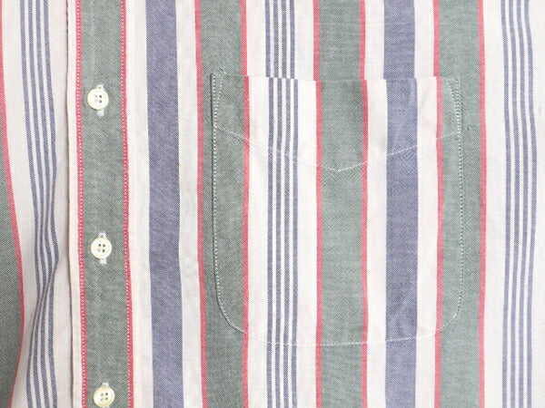 90s ドッカーズ リーバイス オックスフォード ストライプ 長袖 ボタンダウン シャツ メンズ L 90年代 オールド LEVIS DOCKERS マルチカラー