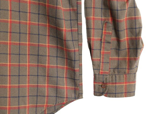 90s エルエルビーン チェック 長袖 フランネル シャツ メンズ XL 古着 オールド LLBean 長袖シャツ ネルシャツ 大きいサイズ マルチカラー