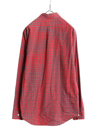 70s チャップス ラルフローレン チェック ボタンダウン シャツ メンズ M 程/ 70年代 ヴィンテージ CHAPS ポロ BD 長袖シャツ マルチカラー