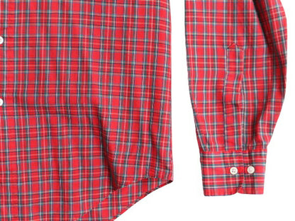 70s チャップス ラルフローレン チェック ボタンダウン シャツ メンズ M 程/ 70年代 ヴィンテージ CHAPS ポロ BD 長袖シャツ マルチカラー