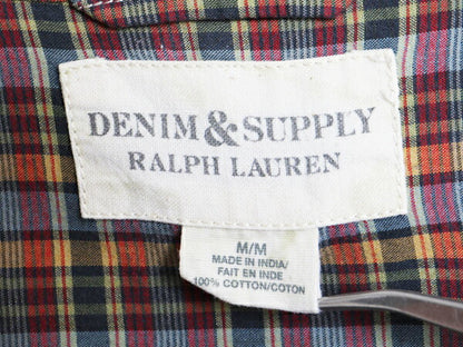 デニム&サプライ ラルフローレン チェック 長袖 シャツ メンズ M / ポロ DENIM&SUPPLY コットン マルチカラー ポケット付き オールシーズン