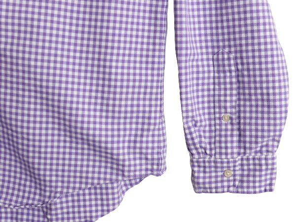 ポロ ラルフローレン ギンガム チェック オックスフォード 長袖 ボタンダウン シャツ メンズ XL / 長袖シャツ ワンポイント 大きいサイズ