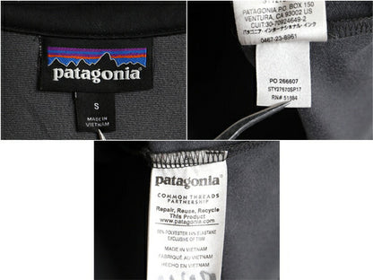 17年製 パタゴニア サイドセンド ジャケット レディース S Patagonia ソフトシェル ジャンパー ストレッチ アウトドア ブラック フルジップ