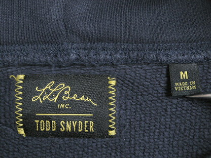 エルエルビーン トッド スナイダー コラボ スウェット フード パーカー メンズ M / トラウト フィッシュ 刺繍 ヘビーウェイト プルオーバー