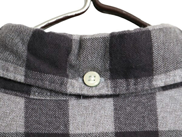 バブアー ギンガム チェック 3点留め ボタンダウン フランネル シャツ メンズ L Barbour 長袖シャツ ネルシャツ ワンポイント ポケット付き