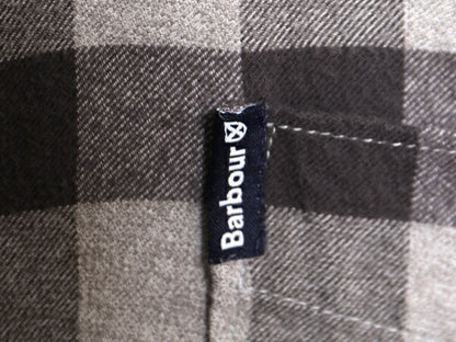 バブアー ギンガム チェック 3点留め ボタンダウン フランネル シャツ メンズ L Barbour 長袖シャツ ネルシャツ ワンポイント ポケット付き