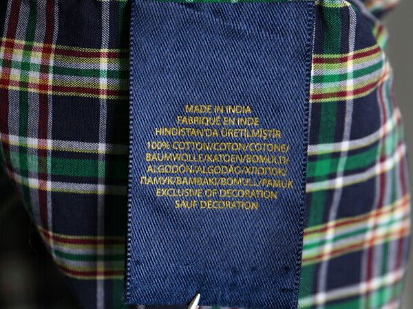 ラルフローレン チェック 長袖 ボタンダウン シャツ キッズ XL メンズ S 程/ 古着 ポロ 長袖シャツ ワンポイント マルチカラー ワイシャツ